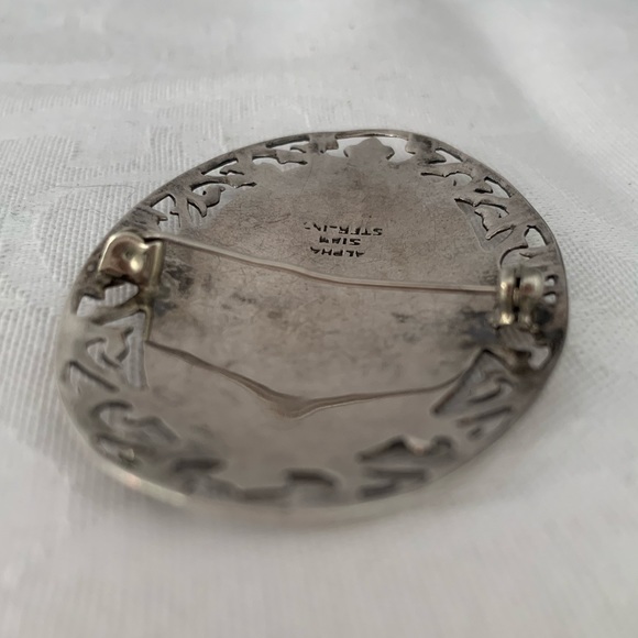 Vintage Sterling Silver brooch, collectible piece - Picture 3 of 10